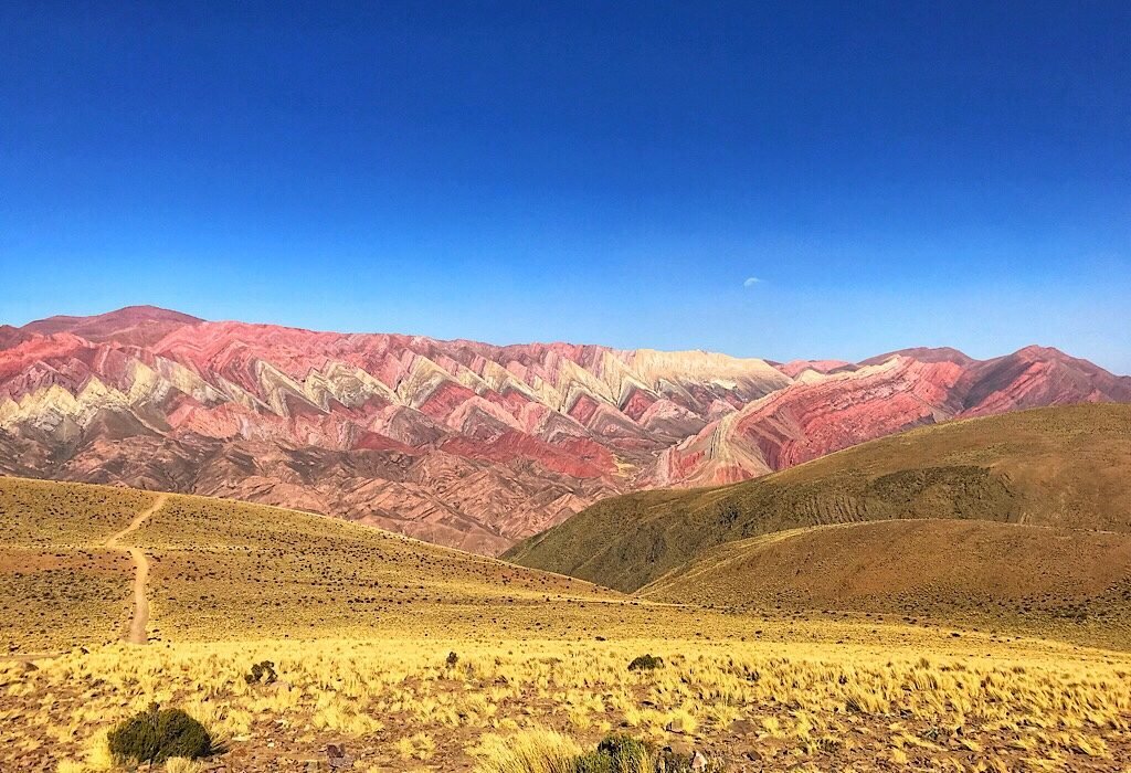 Fourteen colored mountain, colors of freedom