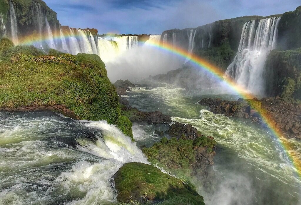 Iguazu Falls as seen from the Brazil side, Iguazu falls Argentina