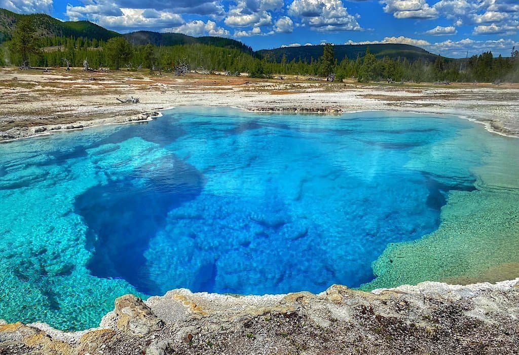 Sapphire Pool in Yellowstone National Park