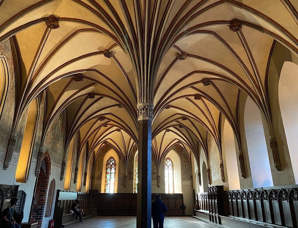 Ceiling in the Malbork Castle