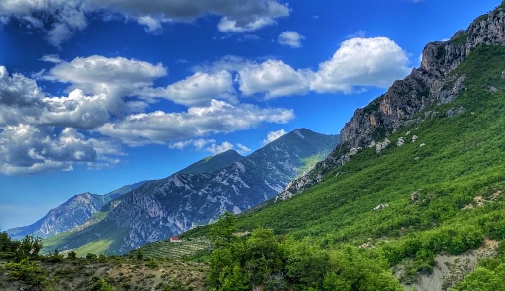 Rugged mountains in the Dajti National Park