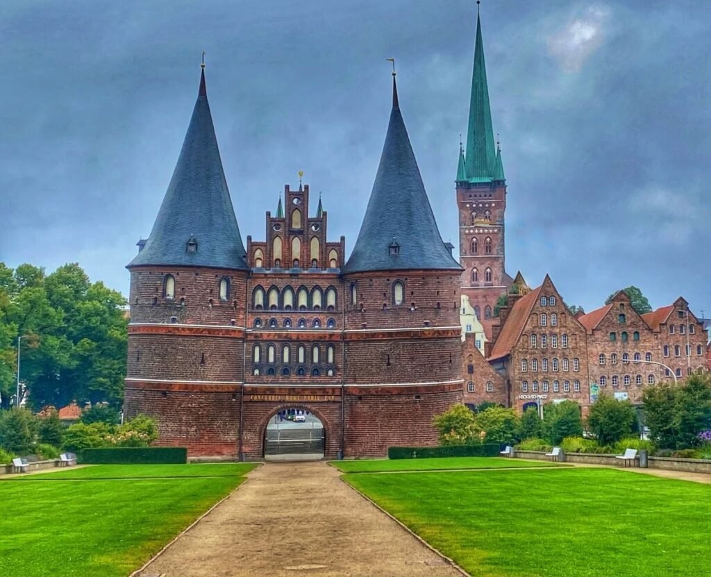 Brick City Gate into Lubeck, Germany