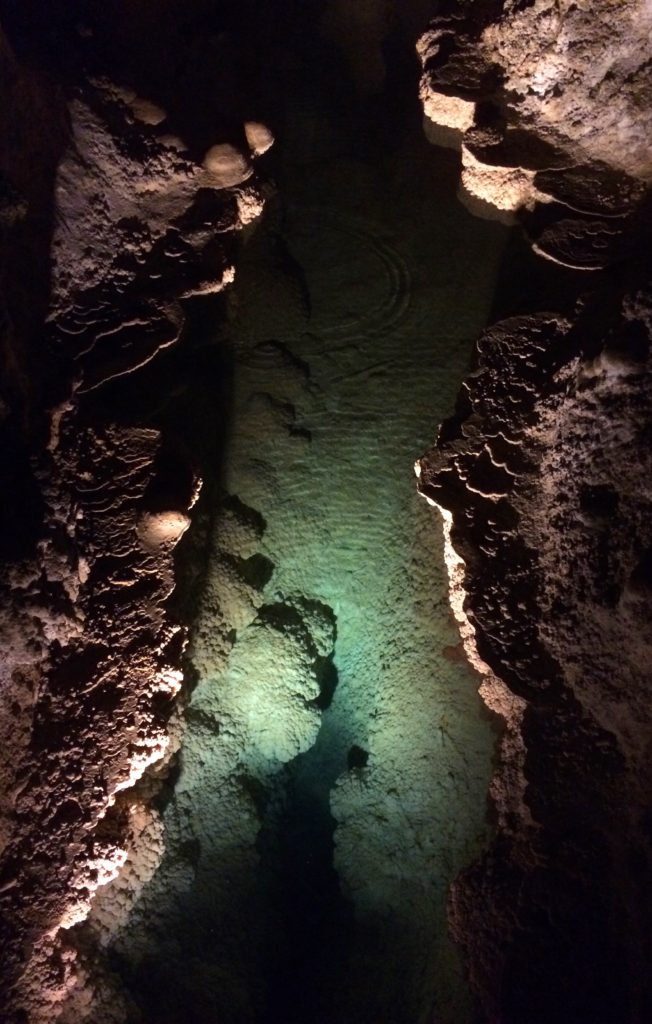 Water pool in Carlsbad Caverns New Mexic
