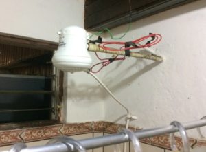 The suicide shower head