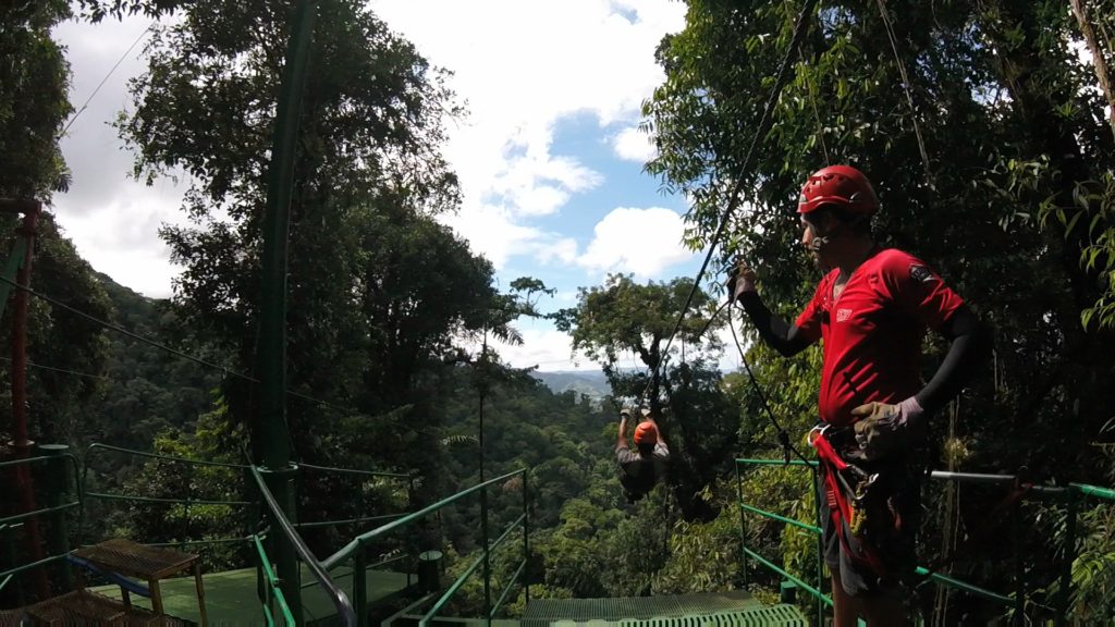 zip line near Arenal volcano