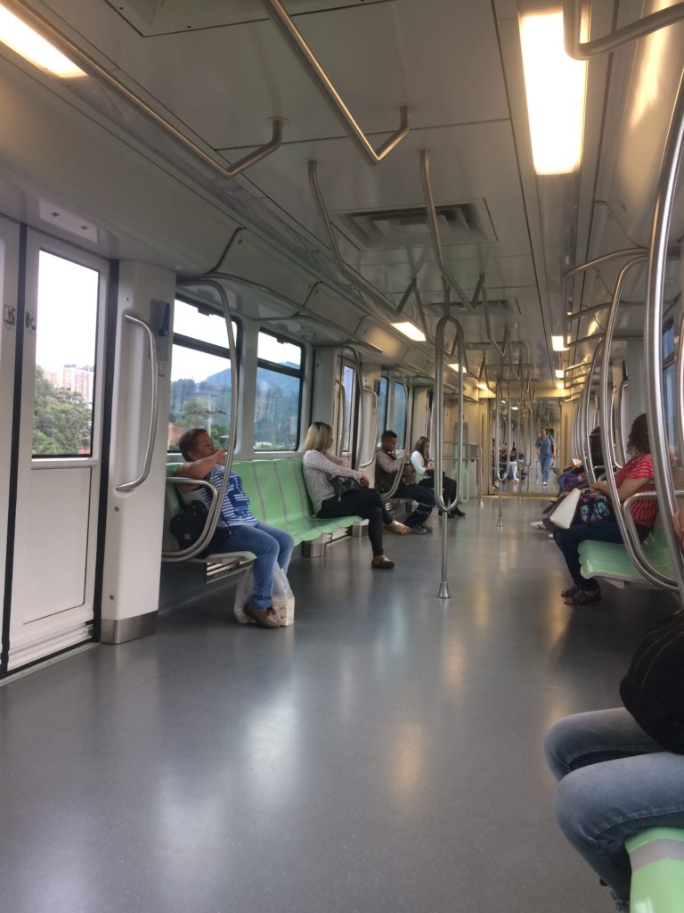 Clean metro in Medellin