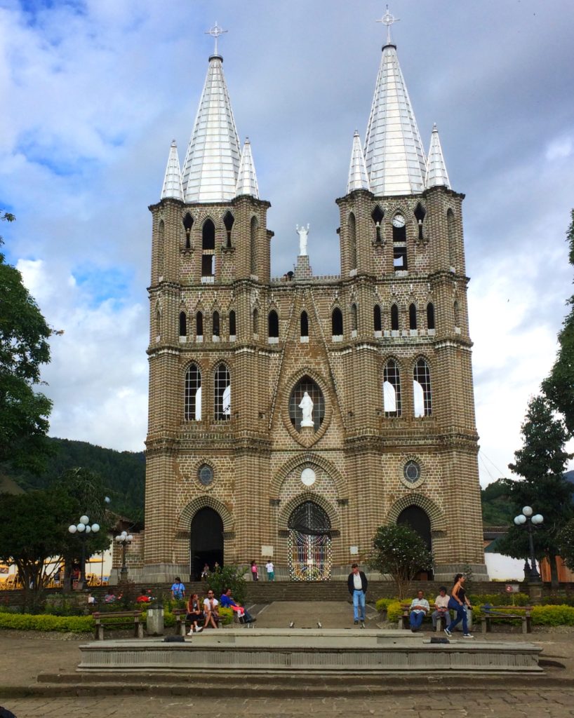 Cathedral in Jardín Colombia