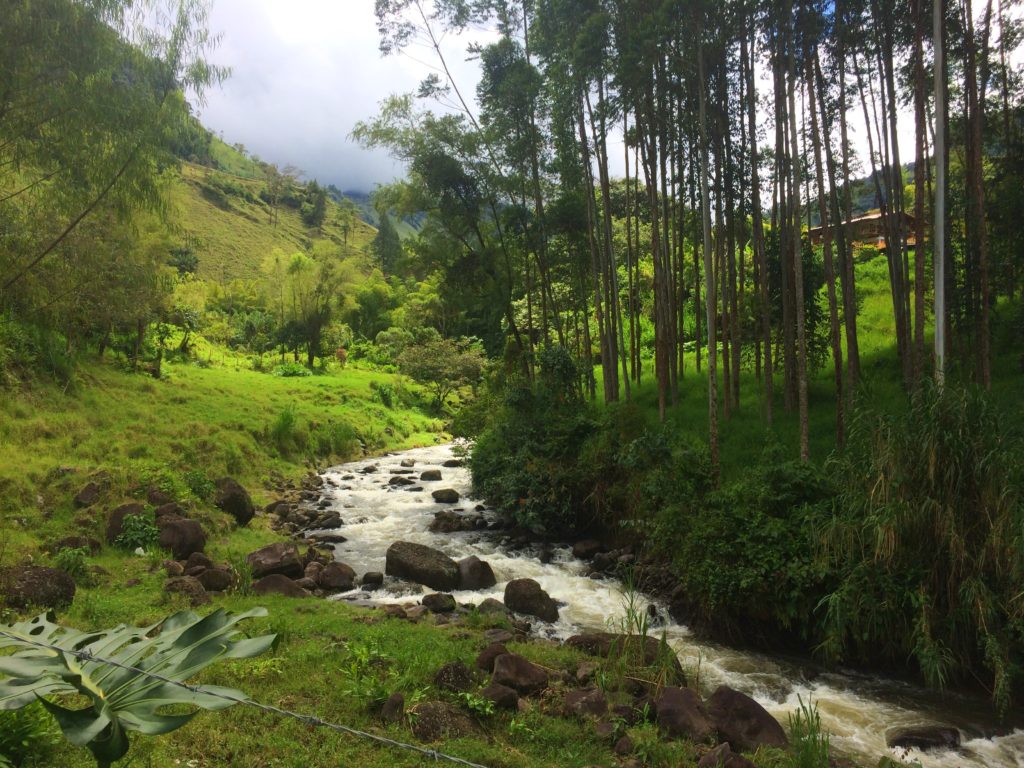 River in Jardín Colombia