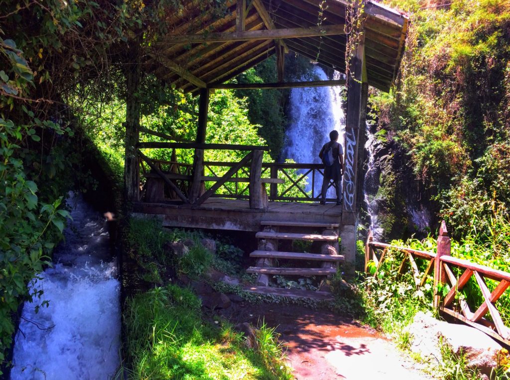 waterfall in Otavalo,Otavalo hiking