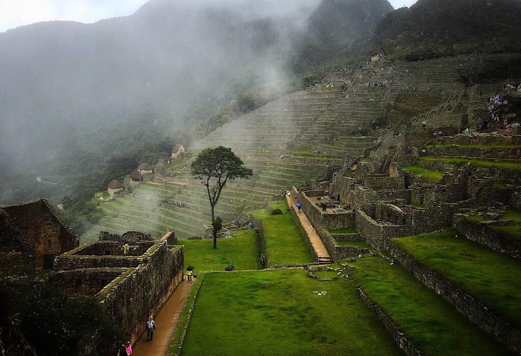 Ancient Inca Ruins of Machu Picchu
