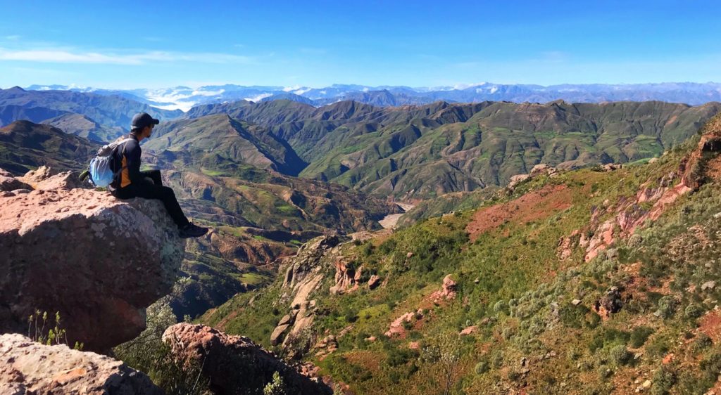 Vally beside Torotoro Bolivia