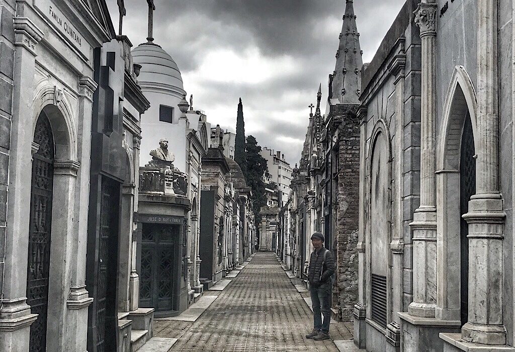 Ally in the Recoleta Cemetery