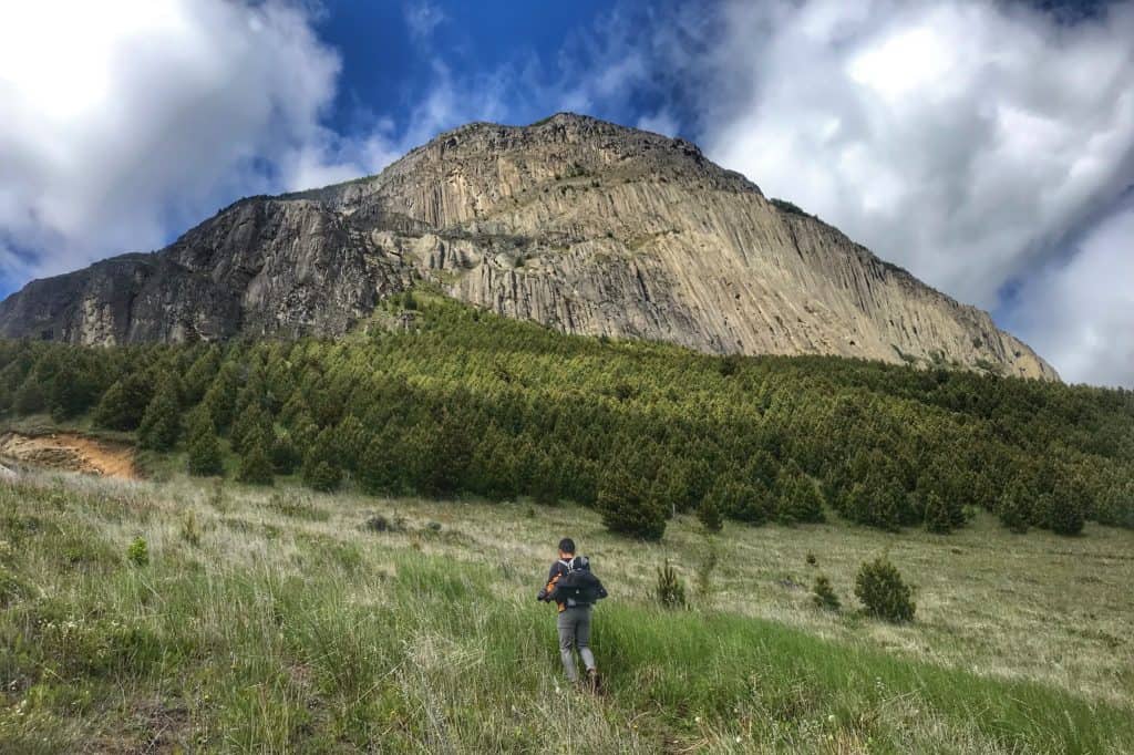 Mountain in Coyhaique with beautiful views in the Patagonia region