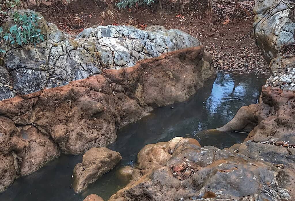 Watering hole near the curious rocks in the Flinders Range