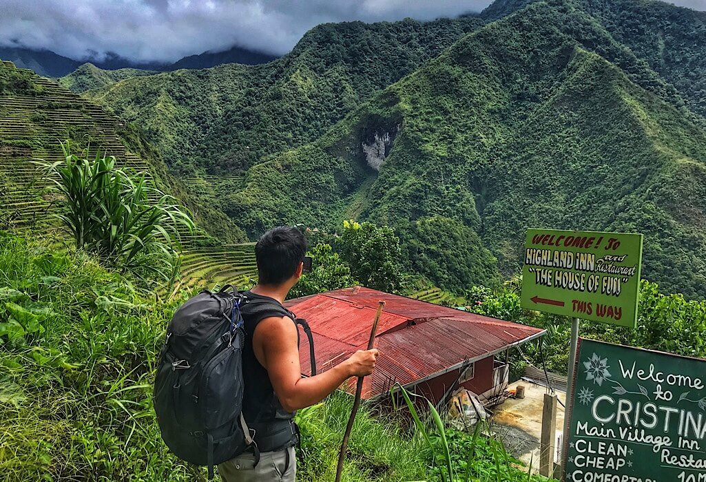 First view of Batad