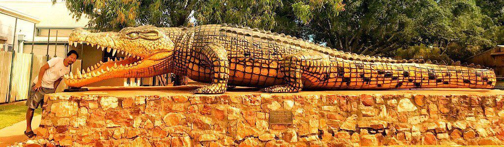 Largest captured Crocodile