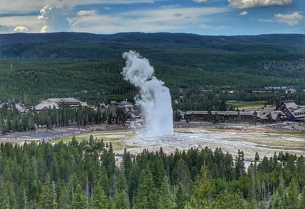 Old faithful observation top point trail