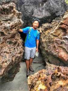 Volcanic rocks on the beach at Cape Hillsborough
