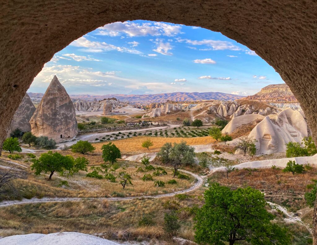 View from the window of a hoodoo home