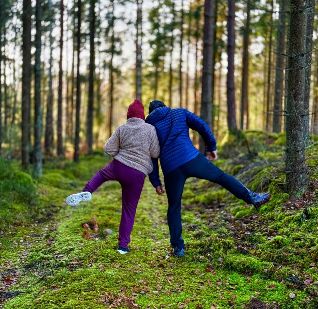 Momma Lulu and Trin hamming it up in Sweden 2025
