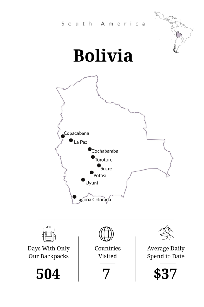Map of Bolivia