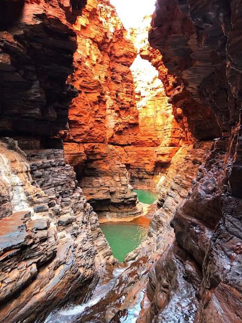 Pools in the Hancock Gorge